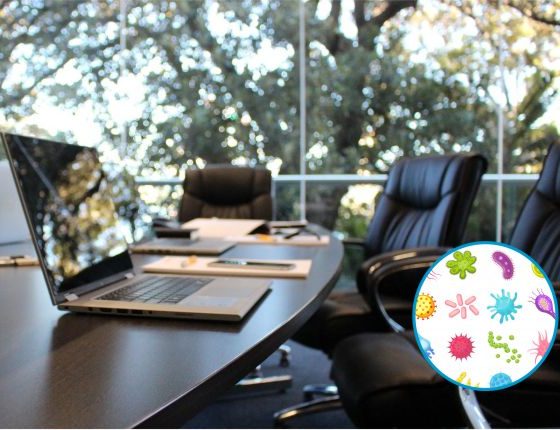 limpieza Bantrab y desinfección de oficinas